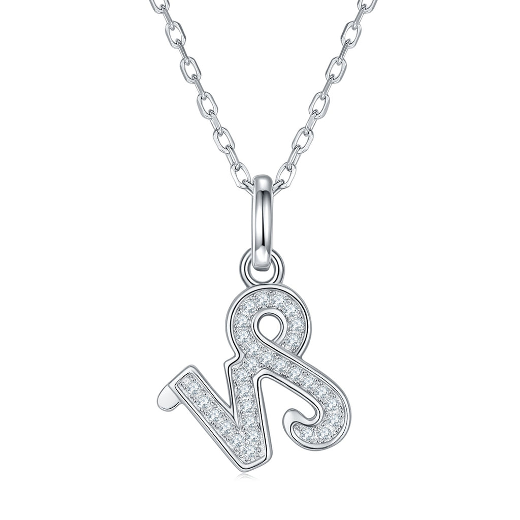 12 Zodiac Signs Capricorn Set With Top quality Moissanite Luxurious And Fashionable Light Luxury Trend Jewelry Silver Necklace Pendant Silver plated Platinum
