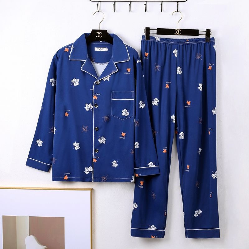 Pijama minimalista de manga larga para hombre