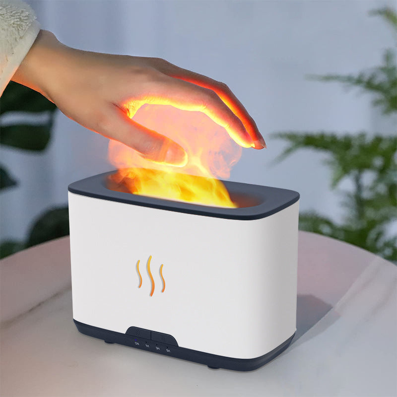 Nuevo humidificador de aromaterapia de llama para escritorio doméstico de gran capacidad para decoración del hogar