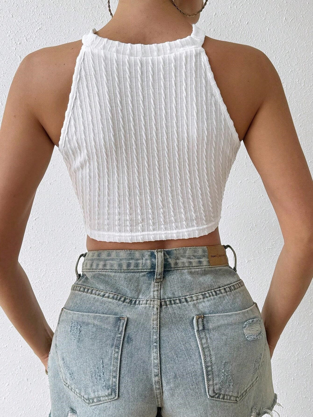 Trendy Women's Fashion Top Casual Streetwear Everyday Outfit