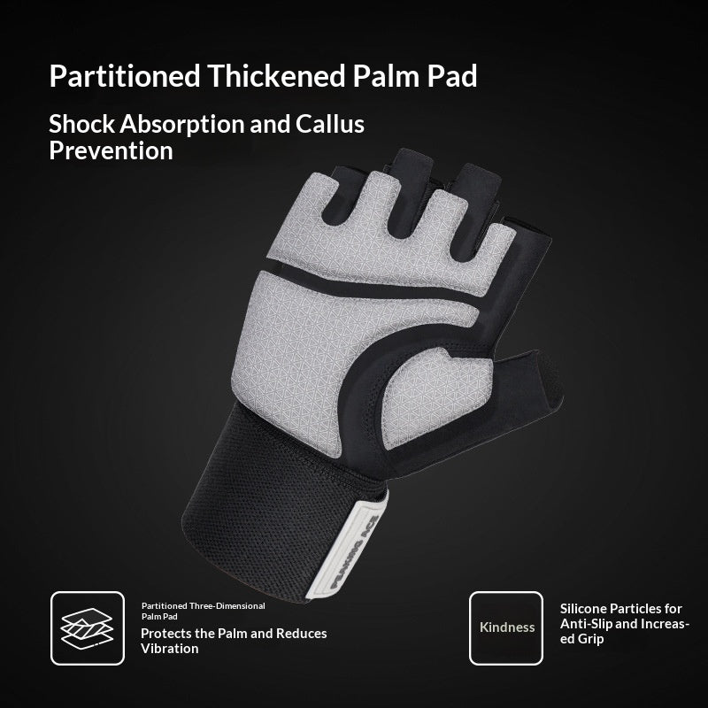 Guantes de medio dedo para ciclismo y escalada al aire libre