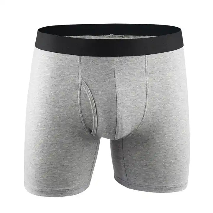 Ropa interior de talla europea para hombre, estilo largo y talla grande