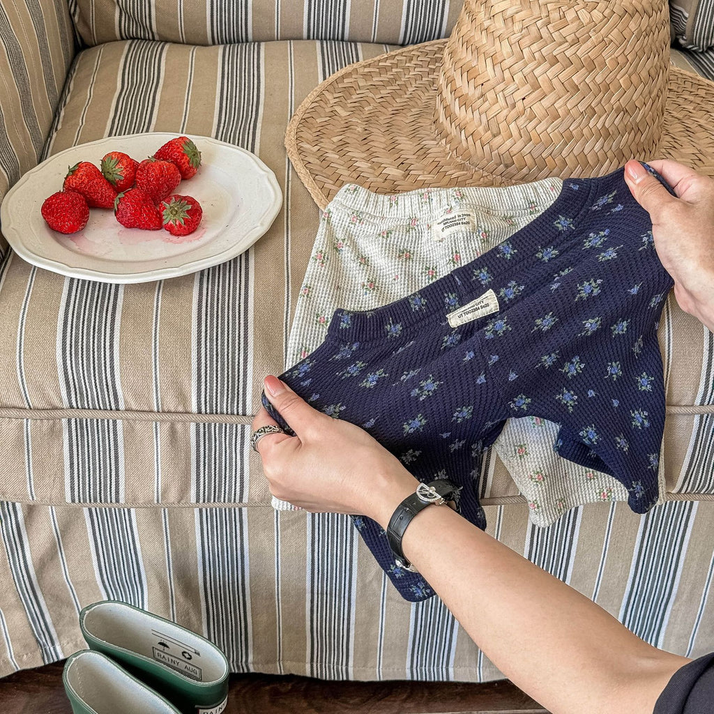 Leggings cortos de cintura alta para niñas
