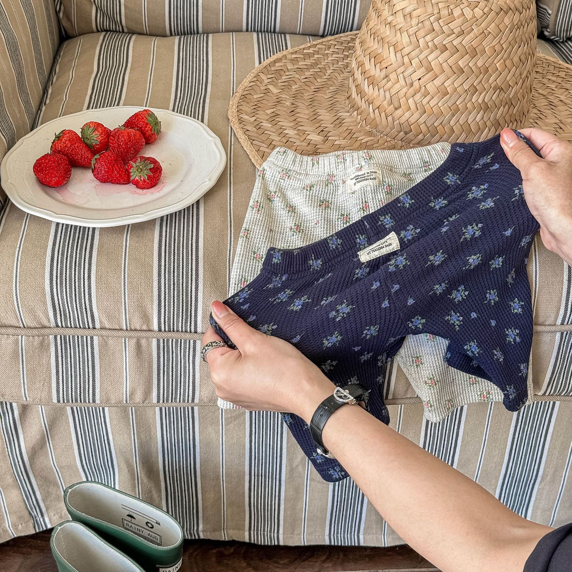 Leggings cortos de cintura alta para niñas