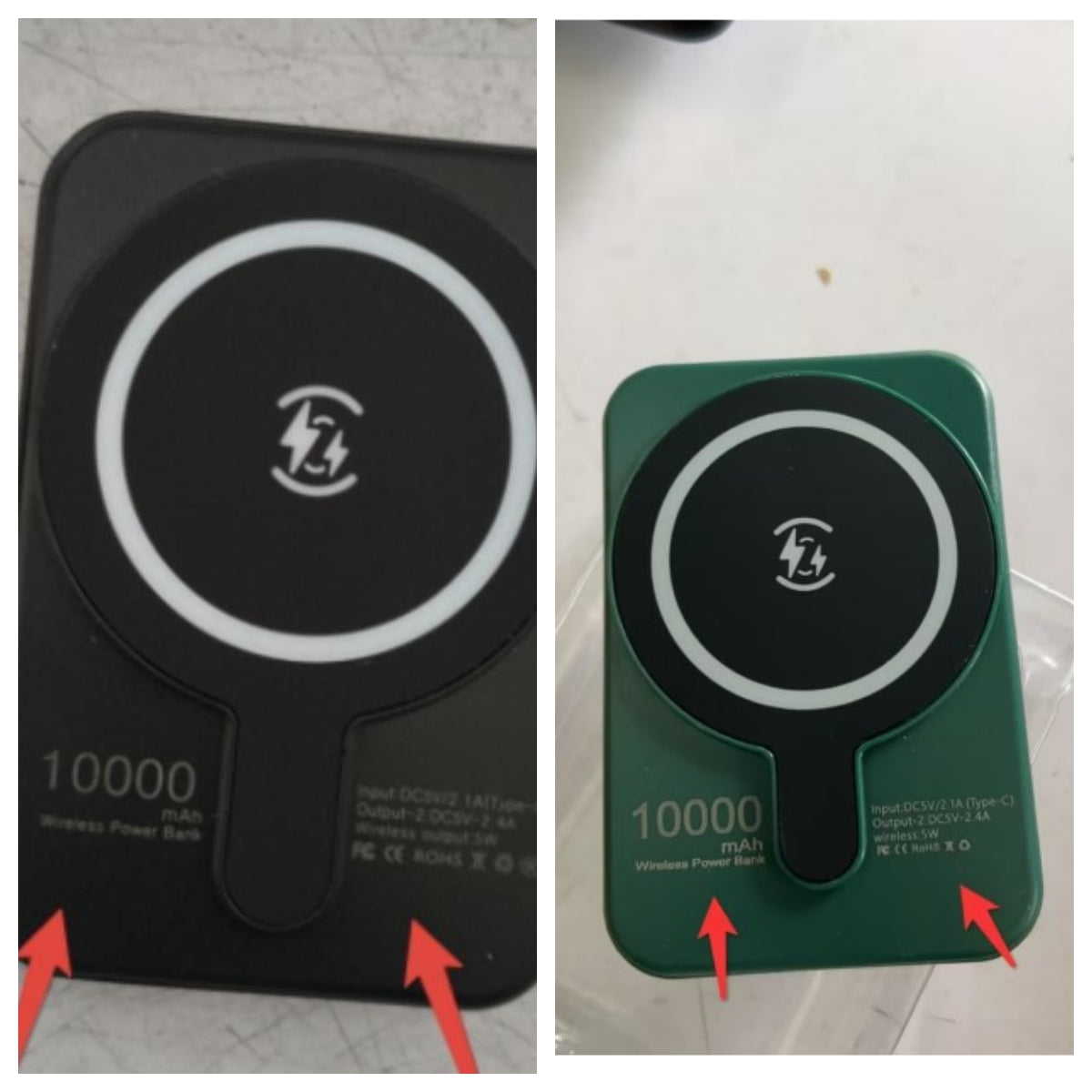 Mini banco de energía inalámbrico magnético de carga rápida de 5000 mAh portátil