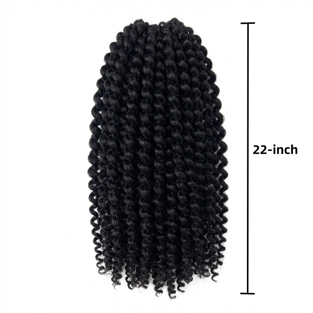 Water Wave Crochet Braiding Hair LongBohemian Curly Style Suitable For Butterfly Braids AndFaux Braids 60 Grams Multiple Styling Options AvailableHD Frontal Wig