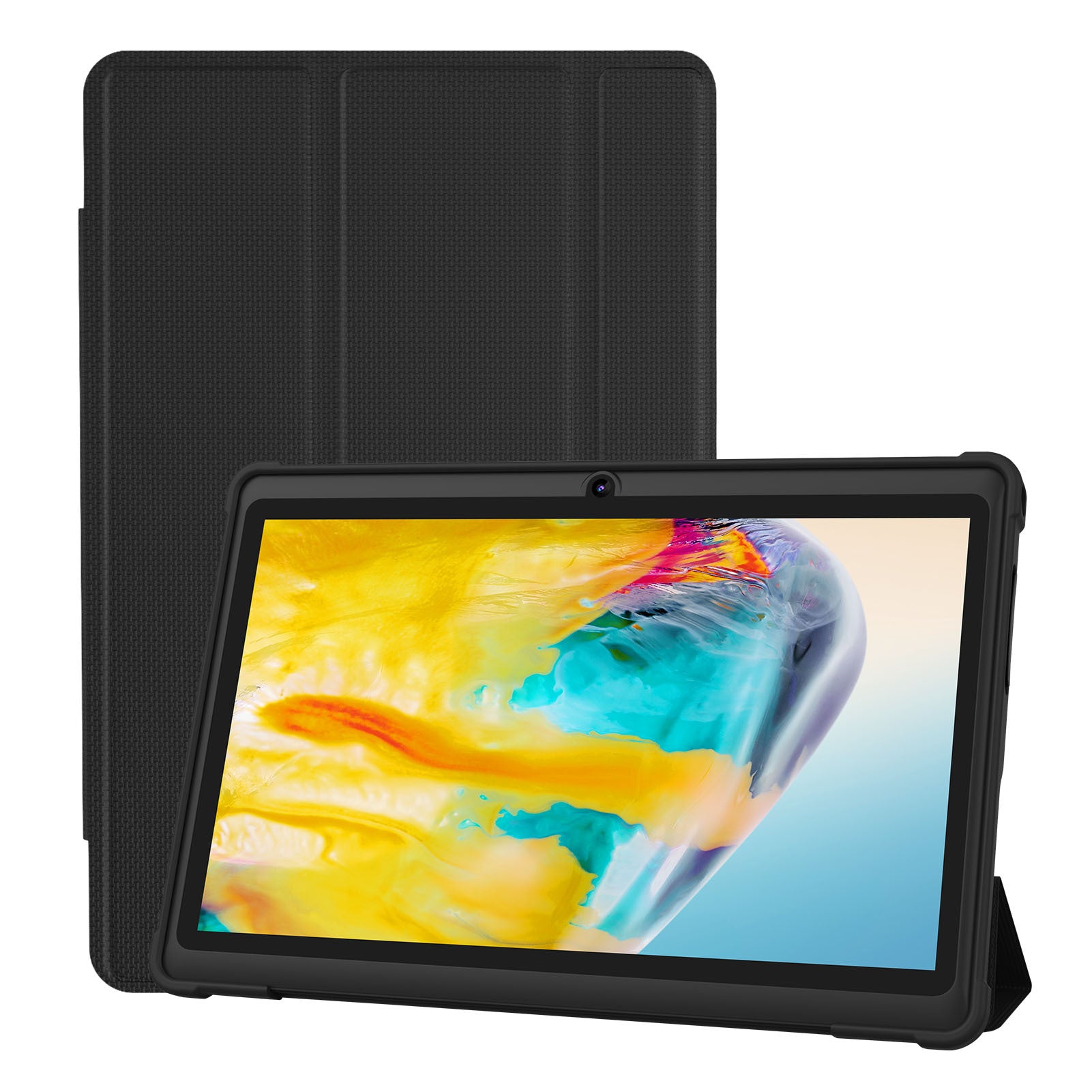 Tableta Android de 7 pulgadas para adultos con funda protectora de silicona