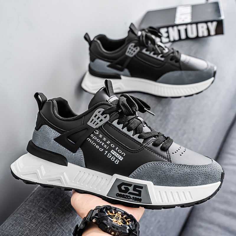 Zapatillas deportivas informales, modernas, antideslizantes y resistentes a la abrasión para hombre.