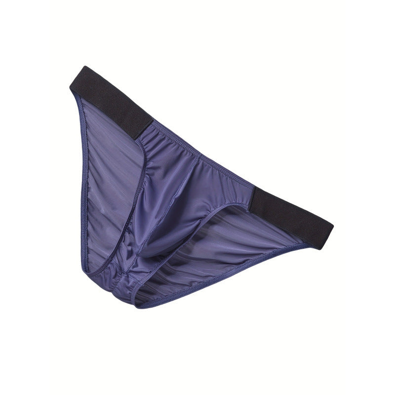 Nuevo traje cómodo y ajustado de fibra de seda helada para hombre