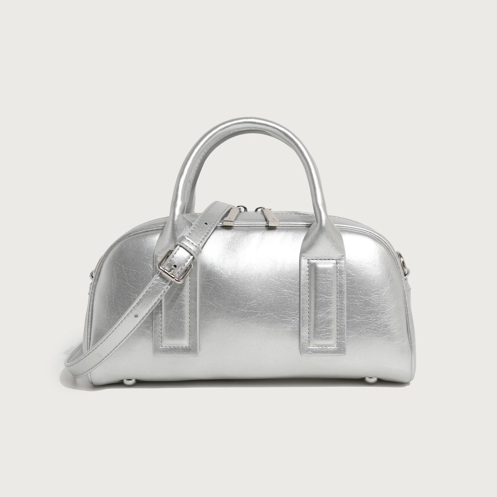 Bolso bandolera sencillo de piel suave para mujer con gran capacidad
