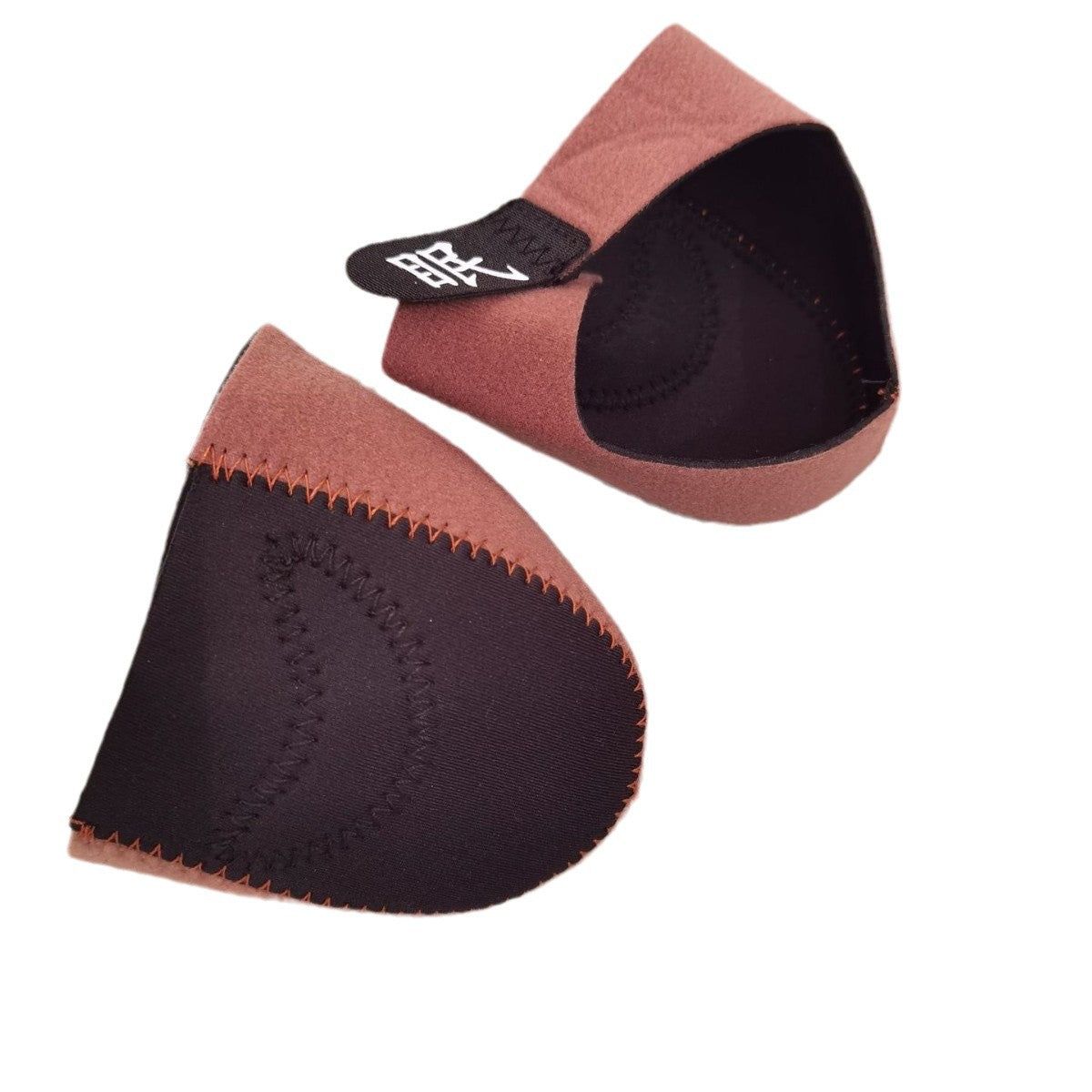 Plantillas de masaje de acupresión para el insomnio con calcetines de velcro para pies que favorecen el sueño.
