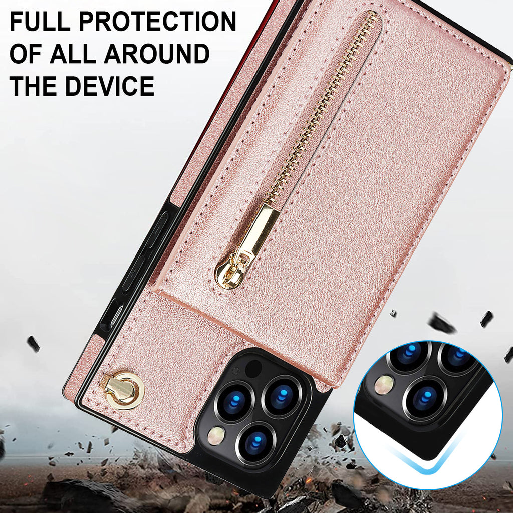 Funda de cuero para teléfono móvil, funda protectora para mensajero