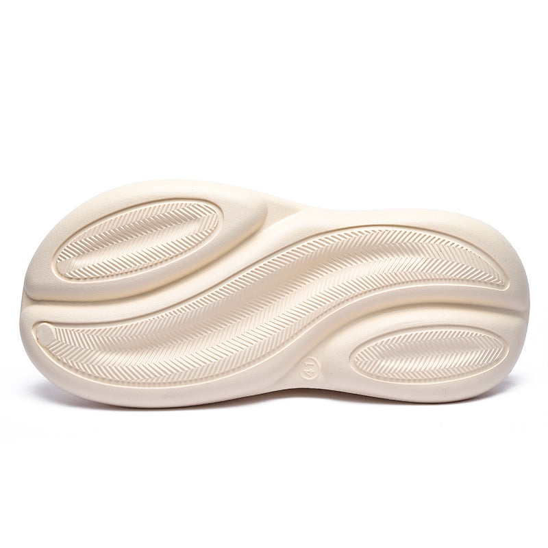 Pantuflas de playa de suela gruesa de tendencia Baotou para hombres y mujeres