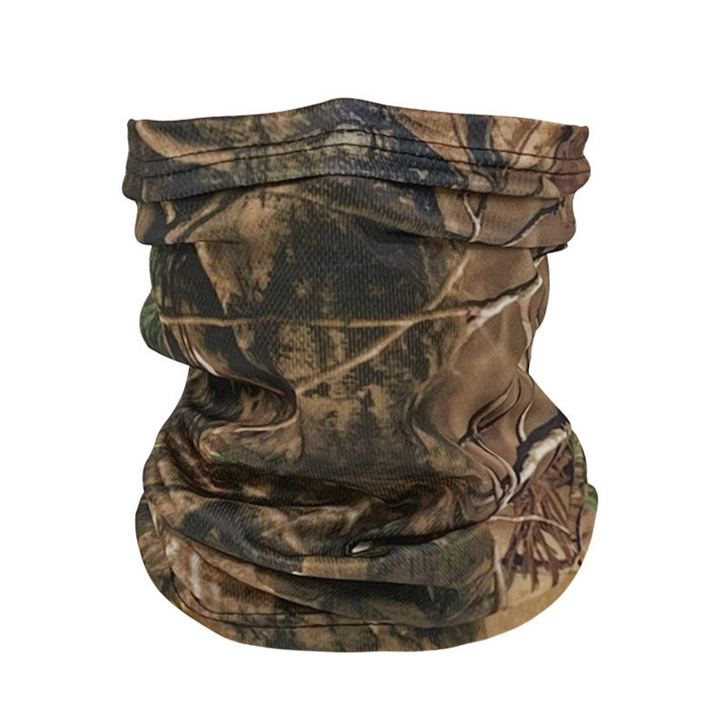 Polaina de cuello transpirable todo en uno con protección solar, perfecta para uso en exteriores.
