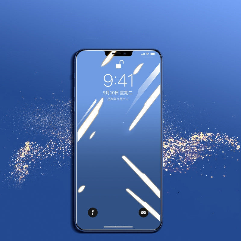 Compatible con protector de pantalla de vidrio templado para 11 Pro Max 12 Mini 11Pro 12Pro XS X XR 7 8 Plus 6 6S SE 5S Película protectora