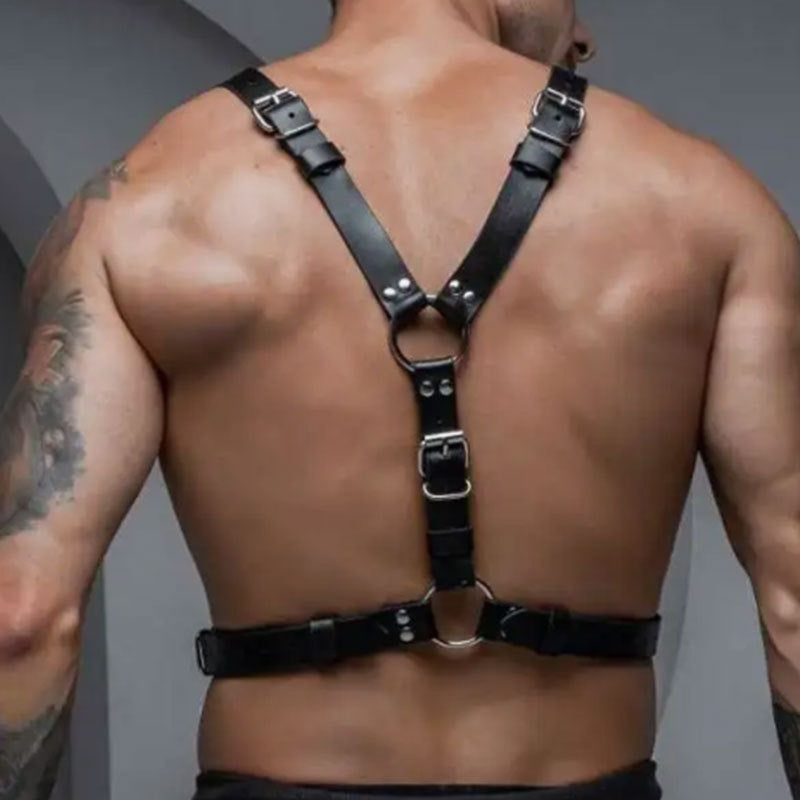Adult Bondage Training Clothing For Role Play Leather Body Restraints And Bondage Straps