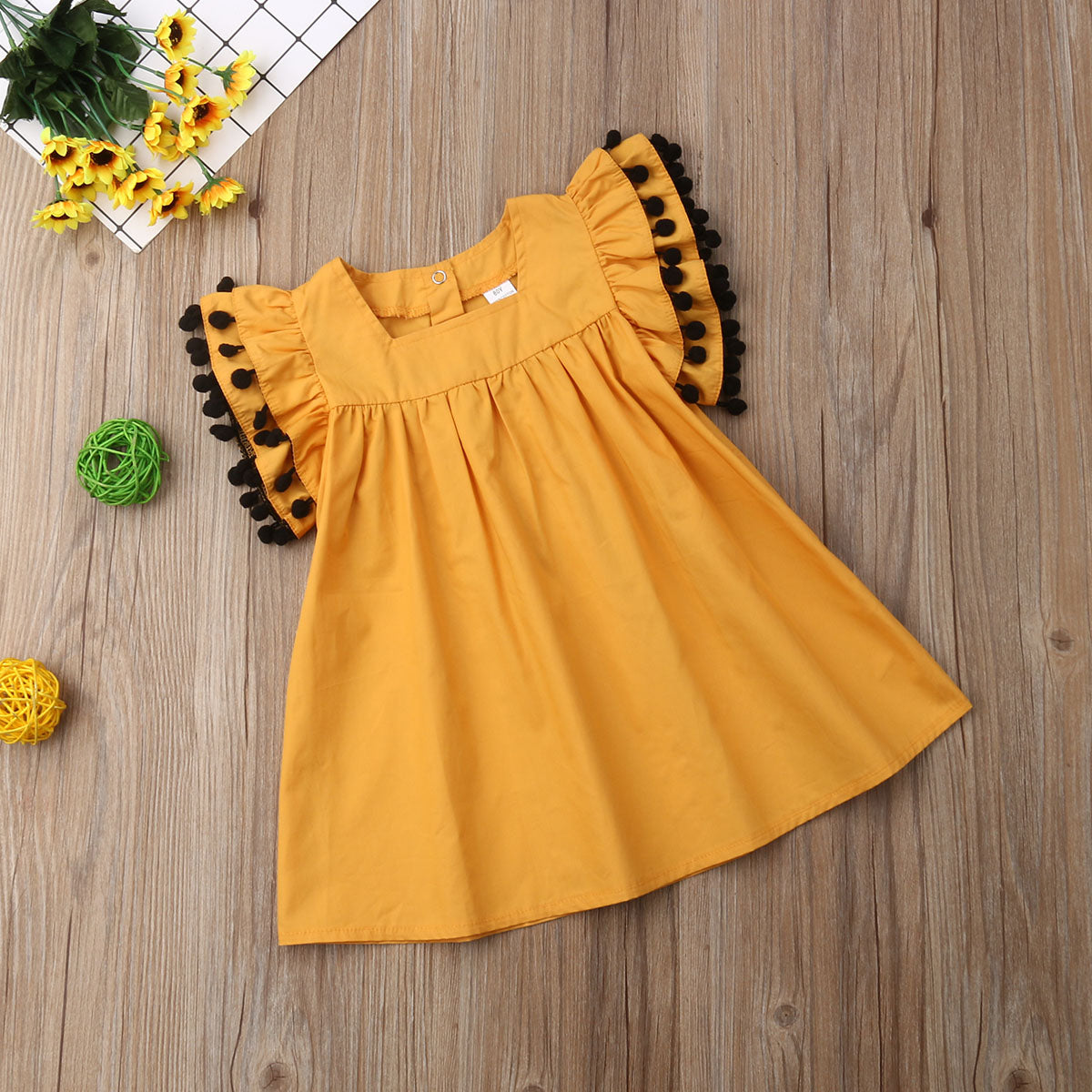 Ropa para recién nacidos, vestido sin mangas para niñas.