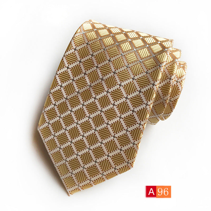 Corbata de jacquard de poliéster para hombre, informal y formal