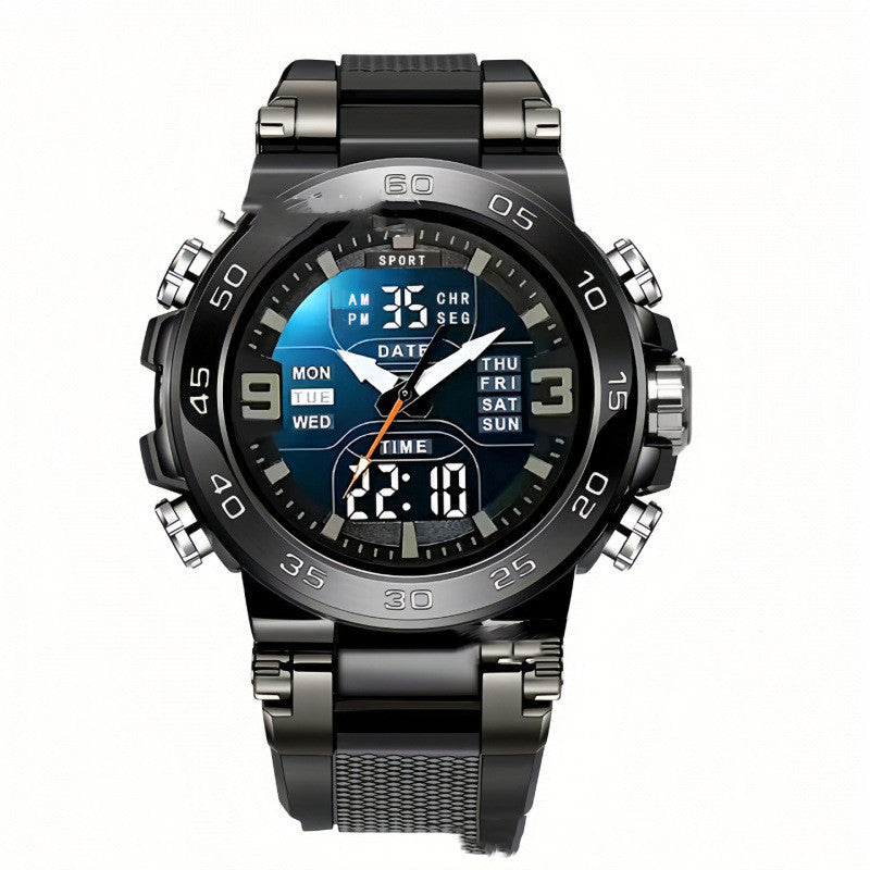 Reloj electrónico resistente al agua para deportes al aire libre, moderno y que brilla en la oscuridad.