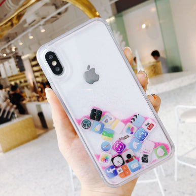 Funda para móvil brillante
