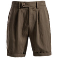 Business-Casual Lyocell Cotton Shorts Old Money Style