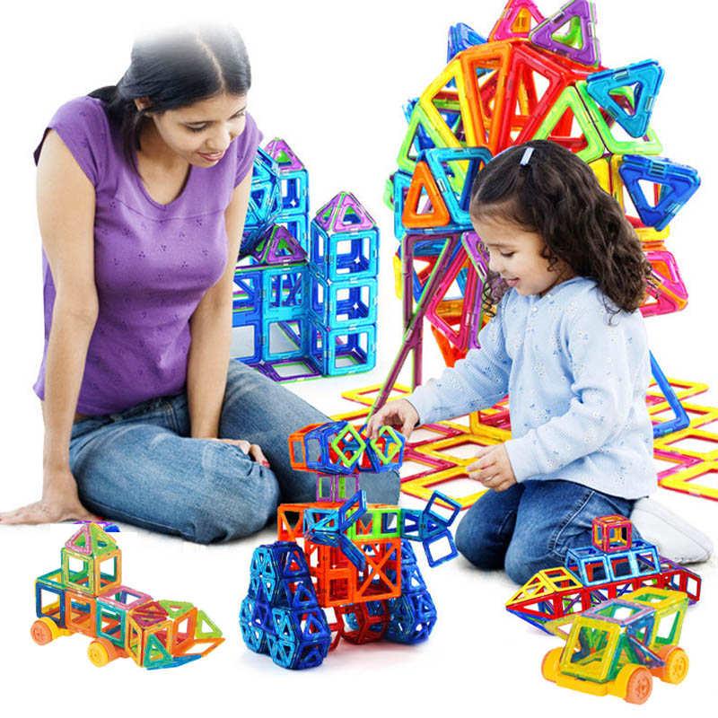 Bloques de construcción magnéticos DIY, imanes, juguetes para niños, juego de construcción de diseño, regalos para niños, juguetes
